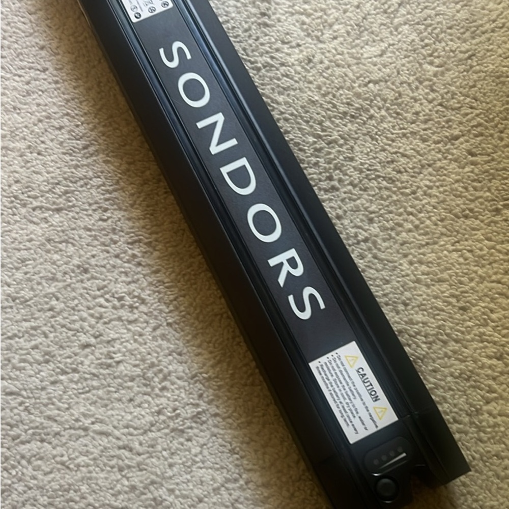 Black Electric Bike Battery Pack